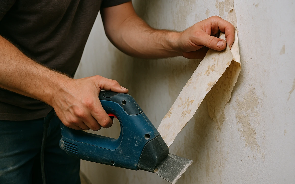 Wallpaper removal contractor